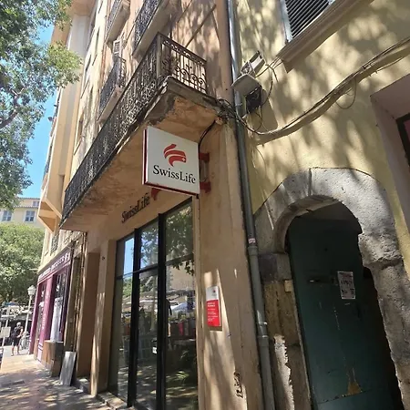 Apartament Le Coeur De Toulon, Marche, Port, Stade Mayol, A Pied, Calme Et Climatisee